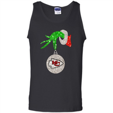 Load image into Gallery viewer, Kansas City Chiefs Glitter Grinch Monogram Ornament Christmas Gift