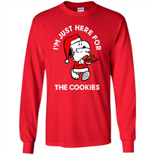 Load image into Gallery viewer, Peanuts Santa Claus Snoopy I’m Just Here For The Cookies