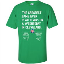 Load image into Gallery viewer, The greatest game ever played was on a wednesday in cleveland
