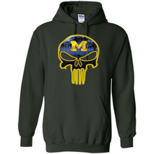 Load image into Gallery viewer, Michigan Wolverines Football The Punisher Skull