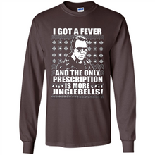 Load image into Gallery viewer, I got a fever and the only prescription is more jinglebells Christmas sweater