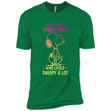Load image into Gallery viewer, I'm That Crazy Lady Who Loves Snoopy A Lot