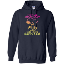 Load image into Gallery viewer, I'm That Crazy Lady Who Loves Snoopy A Lot