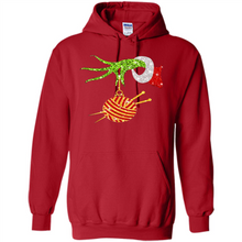 Load image into Gallery viewer, Grinch Hand Holding Ball Of Wool And Knitting Needles Christmas