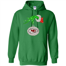 Load image into Gallery viewer, Kansas City Chiefs Glitter Grinch Monogram Ornament Christmas Gift