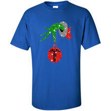 Load image into Gallery viewer, Grinch Hand holding Nurse ornament Christmas