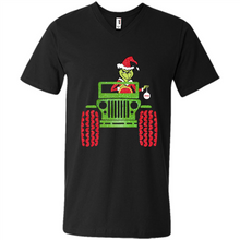 Load image into Gallery viewer, Grinch Driving Jeep Christmas