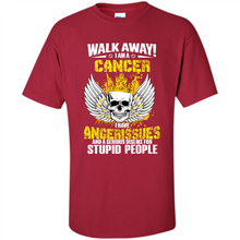 Load image into Gallery viewer, Walk Away I Am A Cancer Vintage Skull