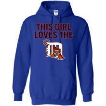 Load image into Gallery viewer, This girl loves the Detroit Tigers team shirt Sweatshirt DORABLE SHIRT