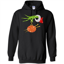 Load image into Gallery viewer, Grinch Hand Holding Ball Of Wool And Knitting Needles Christmas