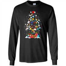 Load image into Gallery viewer, Greate Science Teacher Shirt Merry Christmas Tree Science Tools Funny Gift Book Lovers (1)