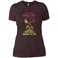 Load image into Gallery viewer, I'm That Crazy Lady Who Loves Snoopy A Lot