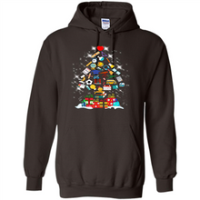 Load image into Gallery viewer, Greate Science Teacher Shirt Merry Christmas Tree Science Tools Funny Gift Book Lovers (1)