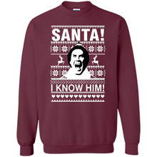 Load image into Gallery viewer, ELF santa I know him Christmas