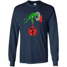 Load image into Gallery viewer, Grinch Hand holding Nurse ornament Christmas