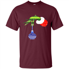 Load image into Gallery viewer, Grinch Holding American Flag ornament Christmas