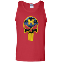 Load image into Gallery viewer, Michigan Wolverines Football The Punisher Skull