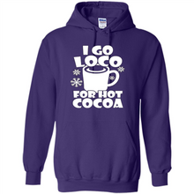 Load image into Gallery viewer, I Go Loco Hot for Hot Cocoa T-shirts, Funny Cocoa Christmas