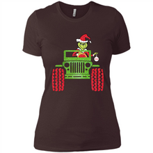 Load image into Gallery viewer, Grinch Driving Jeep Christmas