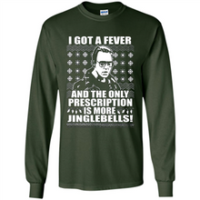 Load image into Gallery viewer, I got a fever and the only prescription is more jinglebells Christmas sweater