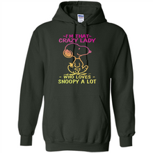 Load image into Gallery viewer, I'm That Crazy Lady Who Loves Snoopy A Lot