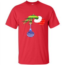 Load image into Gallery viewer, Grinch Holding American Flag ornament Christmas