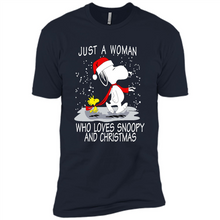 Load image into Gallery viewer, Just a Woman who loves Snoopy and Christmas