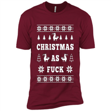 Load image into Gallery viewer, Humping deer Christmas as fuck sweater
