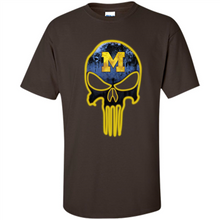 Load image into Gallery viewer, Michigan Wolverines Football The Punisher Skull