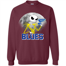 Load image into Gallery viewer, Jack Skellington Halloween Shirt For St.-louis-blues Fans