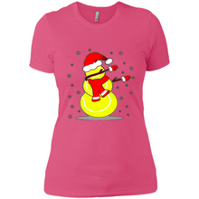 Load image into Gallery viewer, Tennis Dabbing Snowman Christmas Funny