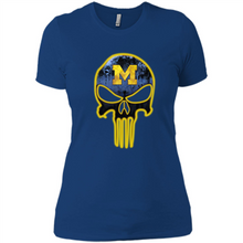 Load image into Gallery viewer, Michigan Wolverines Football The Punisher Skull