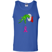 Load image into Gallery viewer, Grinch Hand Holding Breast Cancer Awareness Christmas