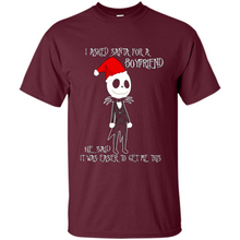 Load image into Gallery viewer, I Asked Santa For A Boyfriend Jack Skellington Christmas sweater