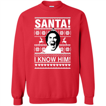 Load image into Gallery viewer, ELF santa I know him Christmas