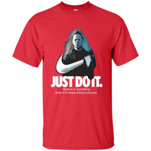Load image into Gallery viewer, Michael Myers Nike Just Do It