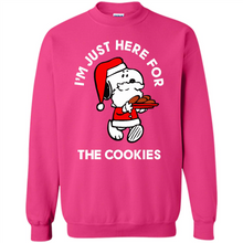 Load image into Gallery viewer, Peanuts Santa Claus Snoopy I’m Just Here For The Cookies