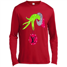Load image into Gallery viewer, Grinch hand holding logo Louisvuitton