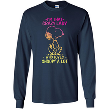 Load image into Gallery viewer, I'm That Crazy Lady Who Loves Snoopy A Lot