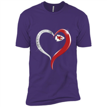 Load image into Gallery viewer, Kansas City Chiefs in Diamond Heart