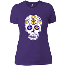 Load image into Gallery viewer, Los Angeles Lakers Basketball Sugar Skull Day of the Dead