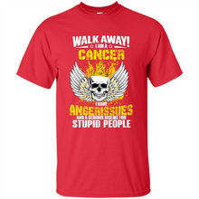 Load image into Gallery viewer, Walk Away I Am A Cancer Vintage Skull