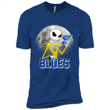 Load image into Gallery viewer, Jack Skellington Halloween Shirt For St.-louis-blues Fans