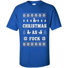 Load image into Gallery viewer, Humping deer Christmas as fuck sweater