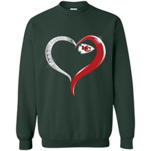 Load image into Gallery viewer, Kansas City Chiefs in Diamond Heart