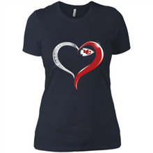 Load image into Gallery viewer, Kansas City Chiefs in Diamond Heart