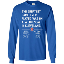 Load image into Gallery viewer, The greatest game ever played was on a wednesday in cleveland