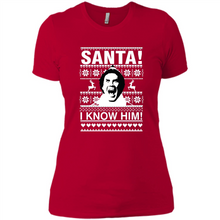 Load image into Gallery viewer, ELF santa I know him Christmas