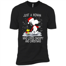 Load image into Gallery viewer, Just a Woman who loves Snoopy and Christmas