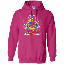 Load image into Gallery viewer, Greate Science Teacher Shirt Merry Christmas Tree Science Tools Funny Gift Book Lovers (1)
